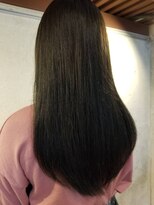 ヘアサロン レゴリス(hair salon REGOLITH)&nbsp;『 ブルー系暗髪×ツヤ感ロング 』OggiOttoで内部補修のツヤ♪