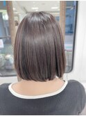 くすみカラーのツヤ髪大人ボブ★★