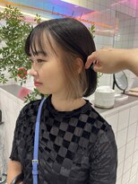 ロンドルーチェ 心斎橋(Lond luce)&nbsp;ダークアッシュ/ミディアムレイヤーカット［髪質改善/縮毛矯正］