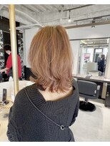 ジエクトカナウ 大阪梅田店(The Ect canow) ミディアム/オルチャンヘア/ワンホンヘア/ミントベージュ