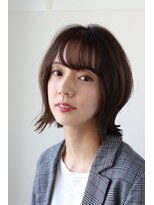 ヘアーアンドメイク エクリ 不動前店(Hair&Make equri)&nbsp;外はねボブ【目黒不動前】