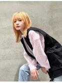 薄いオレンジ&濃いオレンジのデザインカラー