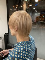 ラフ 難波店(LAFF) #黒髪#ボブルフ#ネビージュ#小顔#ワンレン