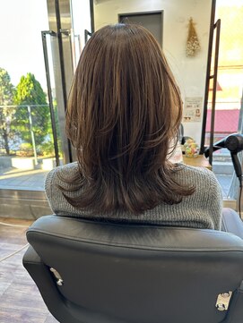 アリスバイアフロート 自由が丘(ALICe by AFLOAT) 鎖骨ミディアム／くびれヘア／レイヤーカット