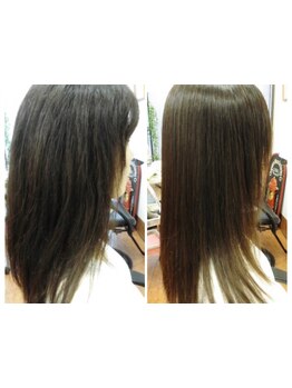 【縮毛矯正専門店】一人ひとりのお悩みに合わせたトリートメントで、髪の芯から美しく指通りなめらかな髪に