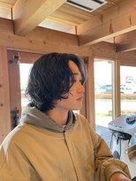 エイム オブ ガーネット aim of garnet 無造作パーマ ニュアンスパーマ メンズパーマ ウルフパーマ