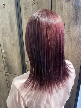 フラッグ(flag) pink purple