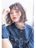 【Lloyd 大宮】コテ風パーマ×グレージュ