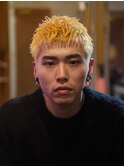 ダブルブリーチスパイキーショートクロップ風