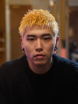 メリケンバーバーショップ コウベ(MERICAN BARBERSHOP KOBE) ダブルブリーチスパイキーショートクロップ風