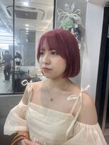 ロンドシエル 横浜(Lond ciel)&nbsp;ボブ/ハイトーンカラー/ピンク