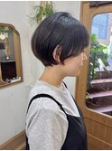 ホワイトグレージュ/ミニウルフ/チェリーブラウン/丸型/恵比寿