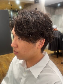 エリマ 横浜西口(elima) 横浜西口センターパートニュアンスパーマフェザーショート緩め