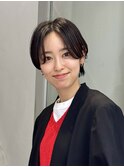 ショートカット/髪質改善縮毛矯正白髪ぼかしレイヤーカラーボブ