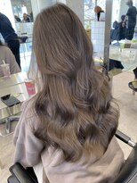 サンクマーケット 渋谷(cinq MARKET) 渋谷ブリーチカラーハイトーンカラーヘーゼルグレージュ韓国ヘア