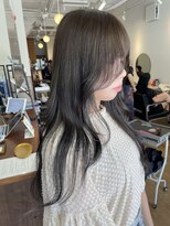 ラック(LUCK)&nbsp;髪質改善/イルミナカラー/船橋/くすみベージュ/細めハイライト