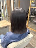 〈天六美容室〉タッセルボブ　切りっぱなし