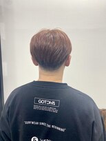 ロアール(LOIRE)&nbsp;【メンズ】オレンジカラーのツーブロック