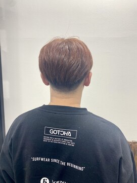 ロアール(LOIRE) 【メンズ】オレンジカラーのツーブロック