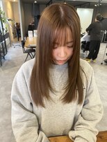 ナンバー(number+)&nbsp;柔らか透明感ミルクティーベージュレイヤー