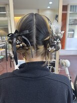 ヘアサロン ユニティ(Hair Salon Unity) ツインシニヨン