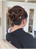 留袖ヘア