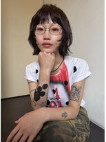 ニコフクオカヘアーメイク(NIKO Fukuoka Hair Make)&nbsp;《NIKO》レイヤーボブ.顔まわりカット.ハッシュカット.癖毛風