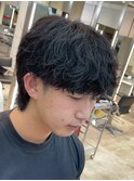 渋谷/シャドウパーマ/ルーズパーマ/無造作パーマ/メンズマッシュ