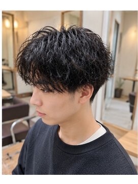 アースオーセンティック 小平店(EARTH Authentic) センターパート×ナチュラル波巻き