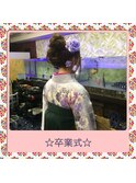 卒業式　袴+セット
