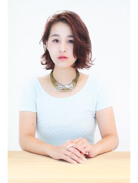 ヤード(YARD) YARD[ナチュラル]大人ボブ×バーガンディ♪