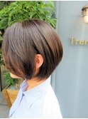 ボブ×ダークアッシュ