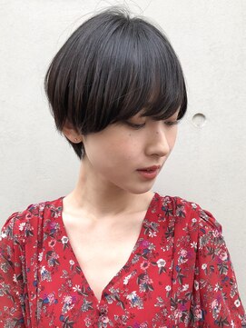 ミィ 表参道(mee.) 【mee.】 黒髪マッシュ 大人ショート