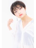 黒髪マニッシュショートで小顔洗練大人女子Z浦和20代30代40代