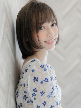 ローマ ギンザ(ROMA Ginza) 【ROMA】大人かわいいカーキベージュ/骨格矯正ショートボブ