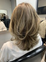 アフィックス ヘア 水天宮前店(affix hair)&nbsp;夏にオススメ！透明感カラー＆グラマラスカール