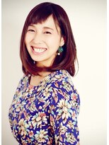 ヘアーアンドメイク エイダ(hair&make eida) アッシュカラー小顔カットハイライトカラーAラインボブ