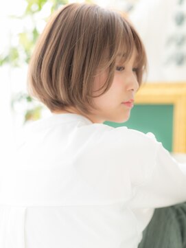 カバーヘア ブリス 川口(COVER HAIR bliss) 外国人風ハイライトインナーカラーミニボブa川口20代30代40代