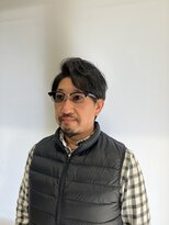 ブロッサム 若葉店(Blossom) かきあげアップバングスタイル