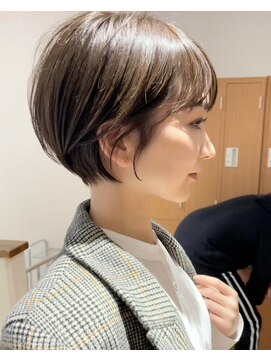 ビュー フクオカ(VIEW FUKUOKA) 人気の似合わせカットアースカラーのショートボブ