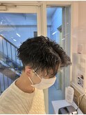 波巻きパーマ はじめん