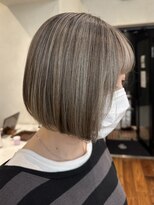 ネックス 表参道本店(nex)&nbsp;【nex表参道脱白髪染め】ベージュbob