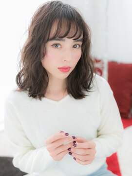 スペース 海浜幕張(spes) 海浜幕張/髪質改善/ダークグレージュ×ふんわり波巻きa