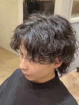 レイズ 名古屋(RAYS) 波巻きスパイラルパーマセンターパートウルフ　　h