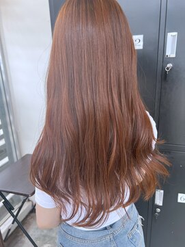 ザ カラー ラボ(THE COLOR LABO) ブリーチなし　ワンメイクフルカラー　アプリコットオレンジ