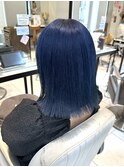 ネイビーブルー×ダブルカラー