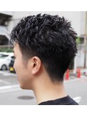 CAF河内 スパイキーショート メンズカット 大阪 心斎橋