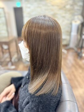 セレスト 心斎橋店(CELESTE) 20代30代40代 髪質改善 艶感UPストレートヘア