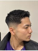 台東区上野ミドルスキンフェード　デルタナインキッド
