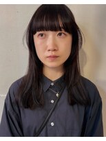 ユー トゥ イーズ(U too e's)&nbsp;顔まわりレイヤーカット/ぶどうみたいな色　〈riko〉